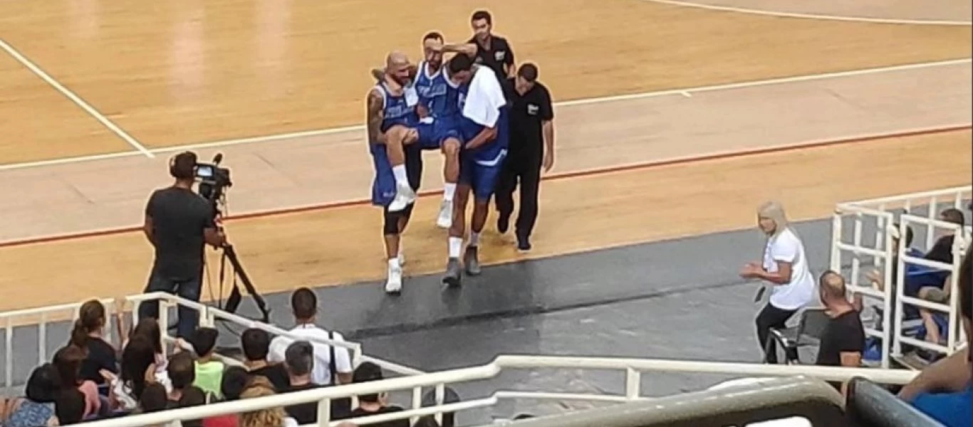 Σοβαρός τραυματισμός για τον Γ. Αθηναίου - Φόβοι για ρήξη χιαστού